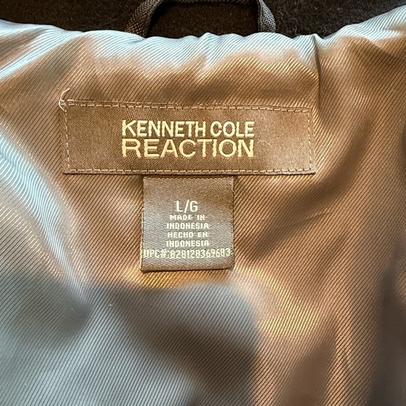 Kenneth Cole Reaction Navy Blue Wool Blend Jacket SZ L - Picture 9 of 16